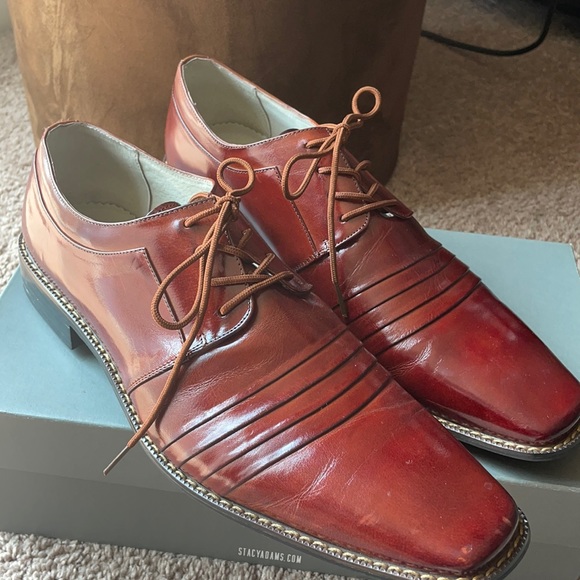 Stacy Adams Other - Cognac colored dress shoes
